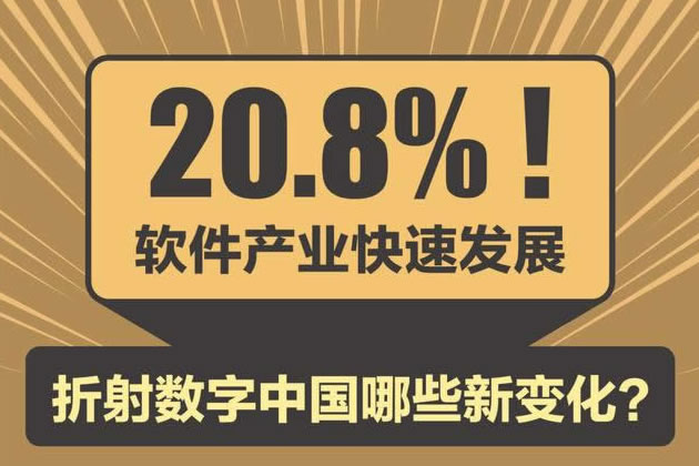 20.8%！软件产业快速发展，折射数字中国哪些新变化？